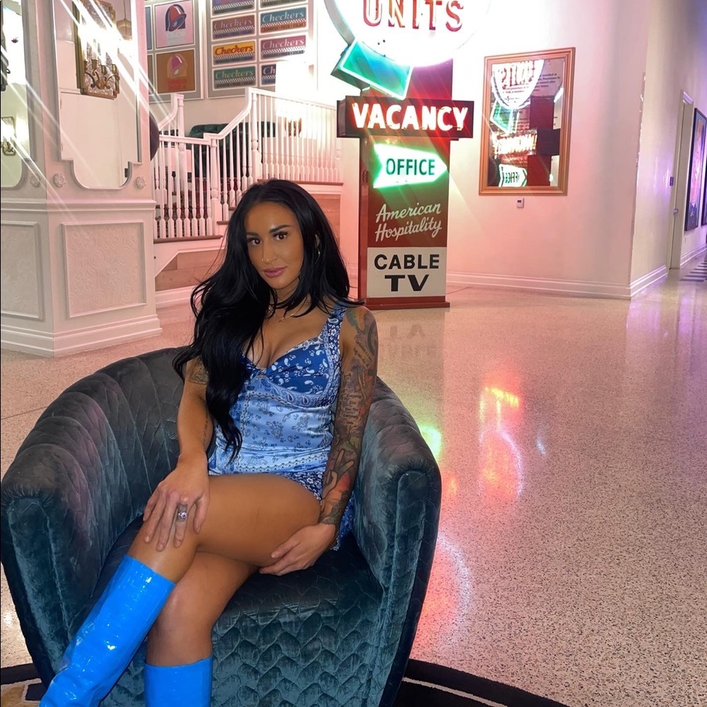 SATIN MINI DRESS
